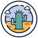 Desierto Cactus Caliente Icon