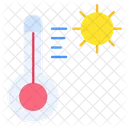 Clima caluroso en el desierto  Icono