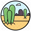 Planta Silvestre Suculentas Del Desierto Cactus Icono