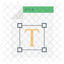 Text File Design File Icon