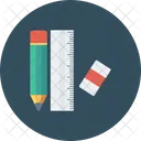 Design Pencil Rule Icon