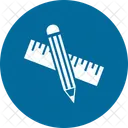Design Pencil Ruler Icon