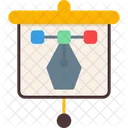 Projetando apresentação  Ícone