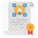 Contract Certificate Graphic Icon