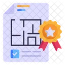 Design Certificate  Icon