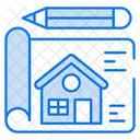 Projeto de casa  Ícone