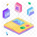 Design De Sites Linguagens De Programacao Layout Web Ícone