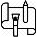 Designpapier Designblatt Zeichenblatt Symbol