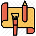 Designpapier Designblatt Zeichenblatt Symbol