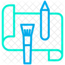 Designpapier Designblatt Zeichenblatt Symbol