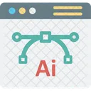 Adobe AI、AI、アンカーポイント アイコン