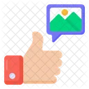 Thumbs Up Design Feedback Comment Icon