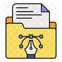 Design Folder Design File Graphic Folder Icon