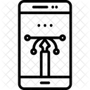 Arte E Design Ferramenta Grafica Celular Ícone