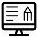 Design gráfico de computador  Ícone