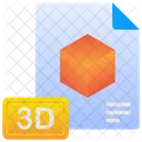 3 D Printing Design 3 D File Icon