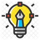 Design Idea Light Bulb Idea Icon
