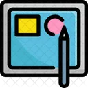 Design in Tablet  Icon