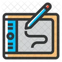 Design In Tablet  Icon