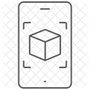 Mobile D Design Icone Thinline Ícone