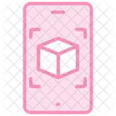 Mobile D Design Duotone Line Icone Ícone