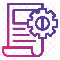 Design process Icon - Download in Gradient Style