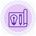 Design Process Line Icon Icon