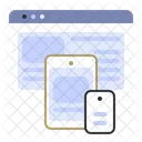 Mobile Screen Website Icon