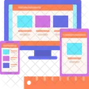 Design Responsivo Web Design Interface Do Usuario Ícone