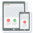 Design Responsivo Design Adaptativo Mobile Ícone
