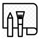 Design Tools Zeichenpapier Zeichenblatt Symbol