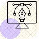 Design Software Minimal Outline Icon