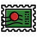 Rectangle Stamp Grunge Icon