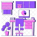 Design Studio Workstation Workstead Icon