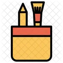 Design Tools Pinsel Bleistift Symbol