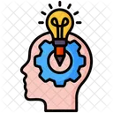 Design Thinking Head Gear Icon