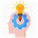 Design Thinking Head Gear Icon