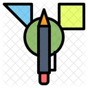 Concept Stationery Pen Icon