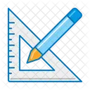 Design Tool Triangle Scale Drawing Tool Icon