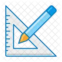 Design Tool Triangle Scale Drawing Tool Icon