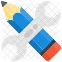 Wrench Pencil Tools Icon