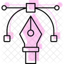 Vetor Design Deslocamento Deriva Ícone