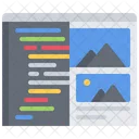 Design Website Code Development Icon