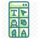 Entwurfswerkzeuge  Symbol