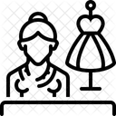 Designer Dress Maker Seamstress Icon