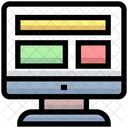 Business Financial Monitor Icon
