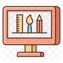 Designing Software Designing Tool Illustrator Icon