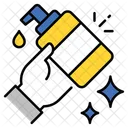 Superficie Desinfectantes Fondo Icono