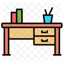 Desk Office Table Icon
