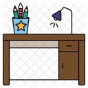 Desk Office Table Icon